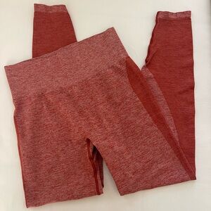 Pink Seamless Yoga legging Orange S